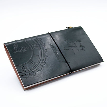 Handmade Leather Journal – If a Story is in You – Green (80 pages)