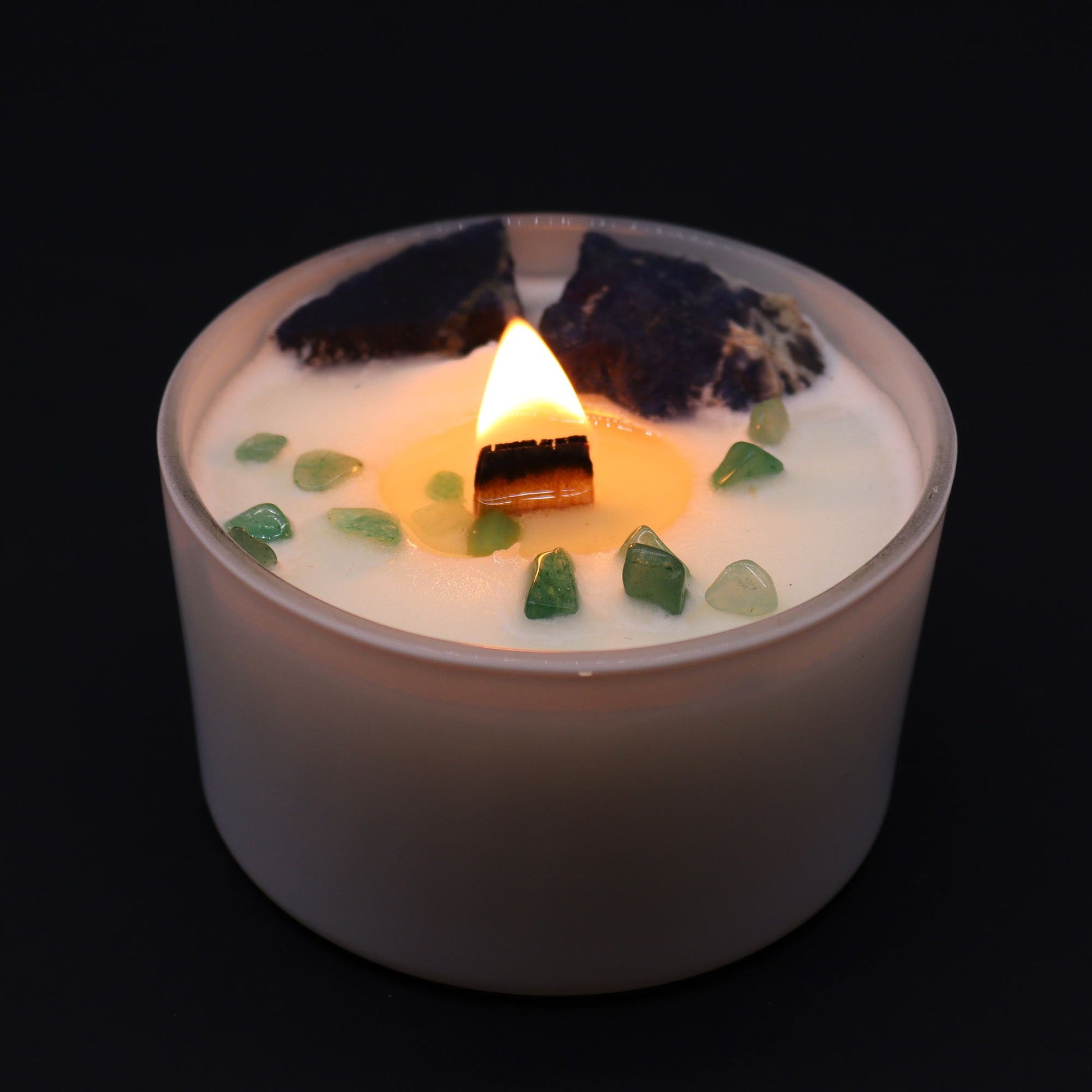 Chakra Crystal Candle – Throat Chakra
