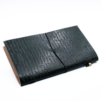 Handmade Leather Journal – If a Story is in You – Green (80 pages)