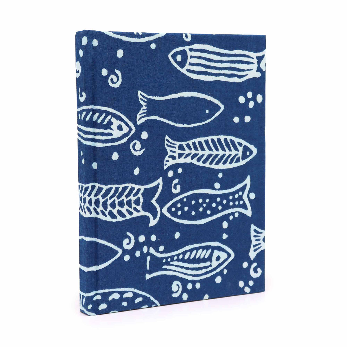 Cotton Bound Notebooks 20x15cm – 96 pages – Indigo Fish