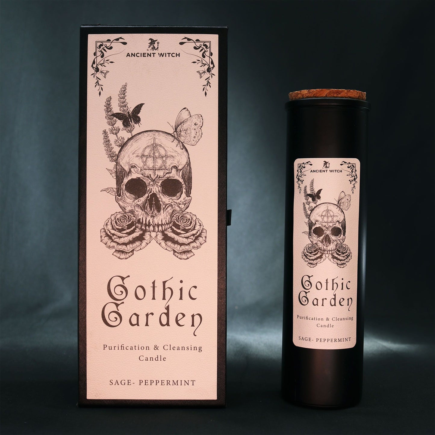 Witch Ritual Candle – Gothic Garden