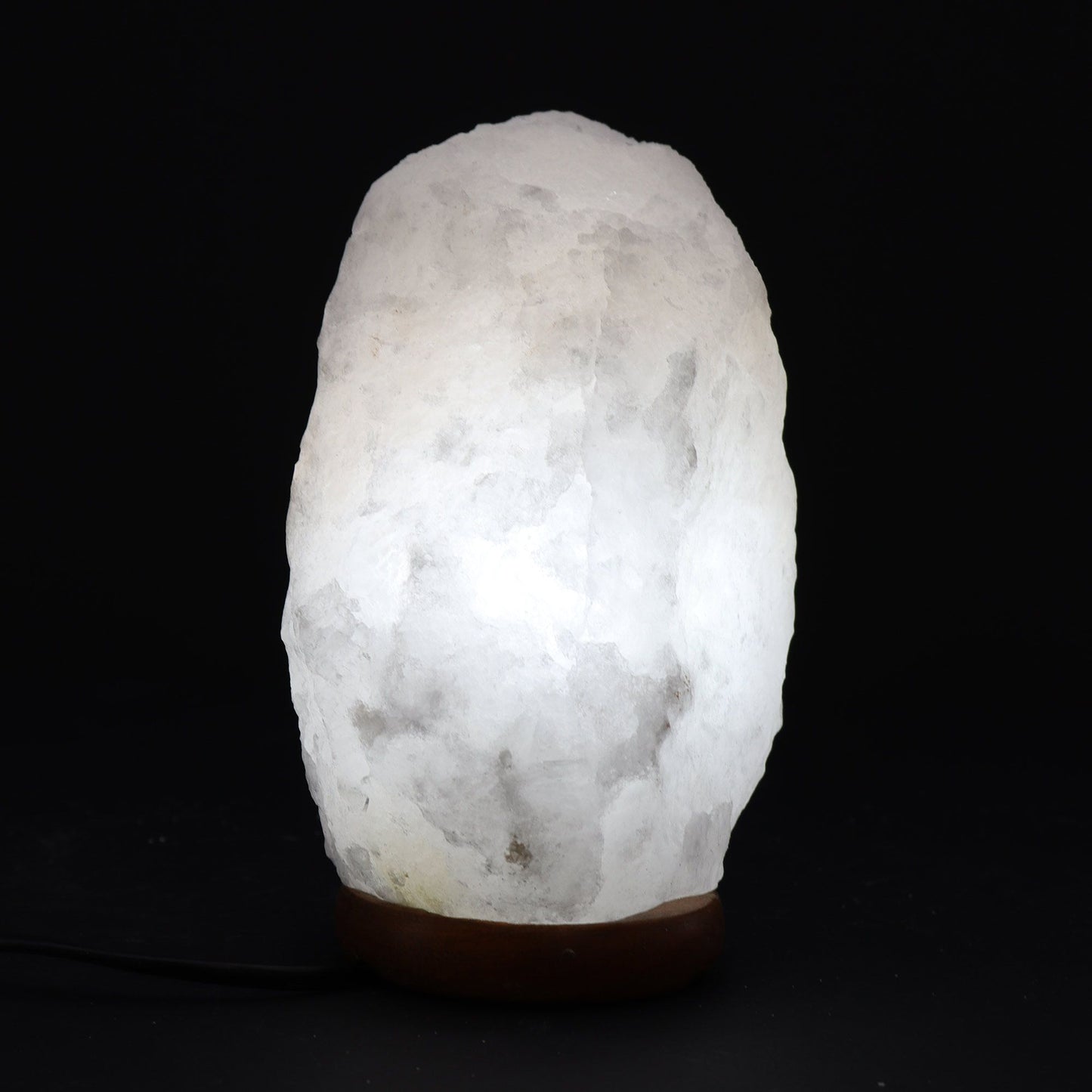 Crystal Rock Himalayan Salt Lamp with Base – Approx. 3–5kg