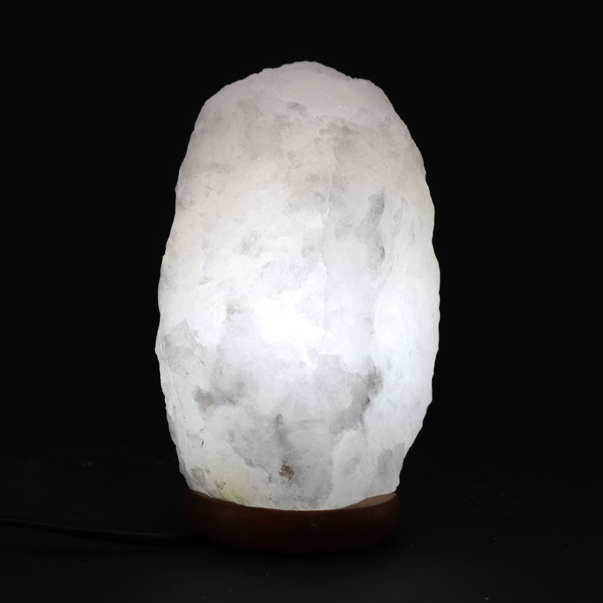 Crystal Rock Himalayan Salt Lamp with Base – Approx. 3–5kg