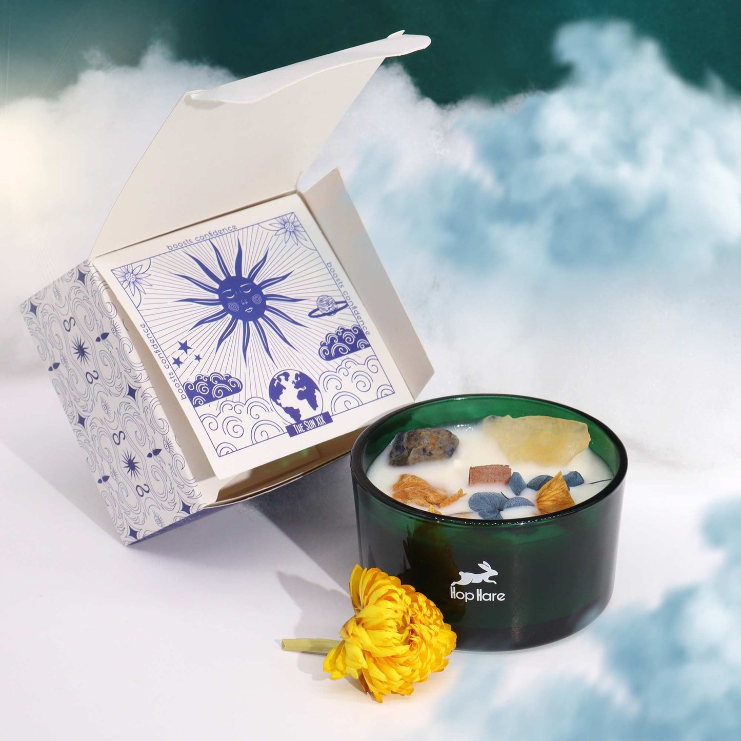 Crystal Magic Flower Candle – The Sun