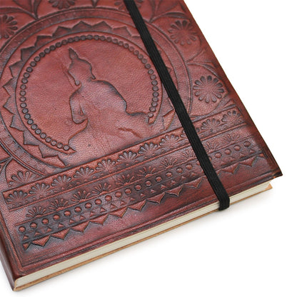 Medium Notebook with strap – Tibetan Mandala
