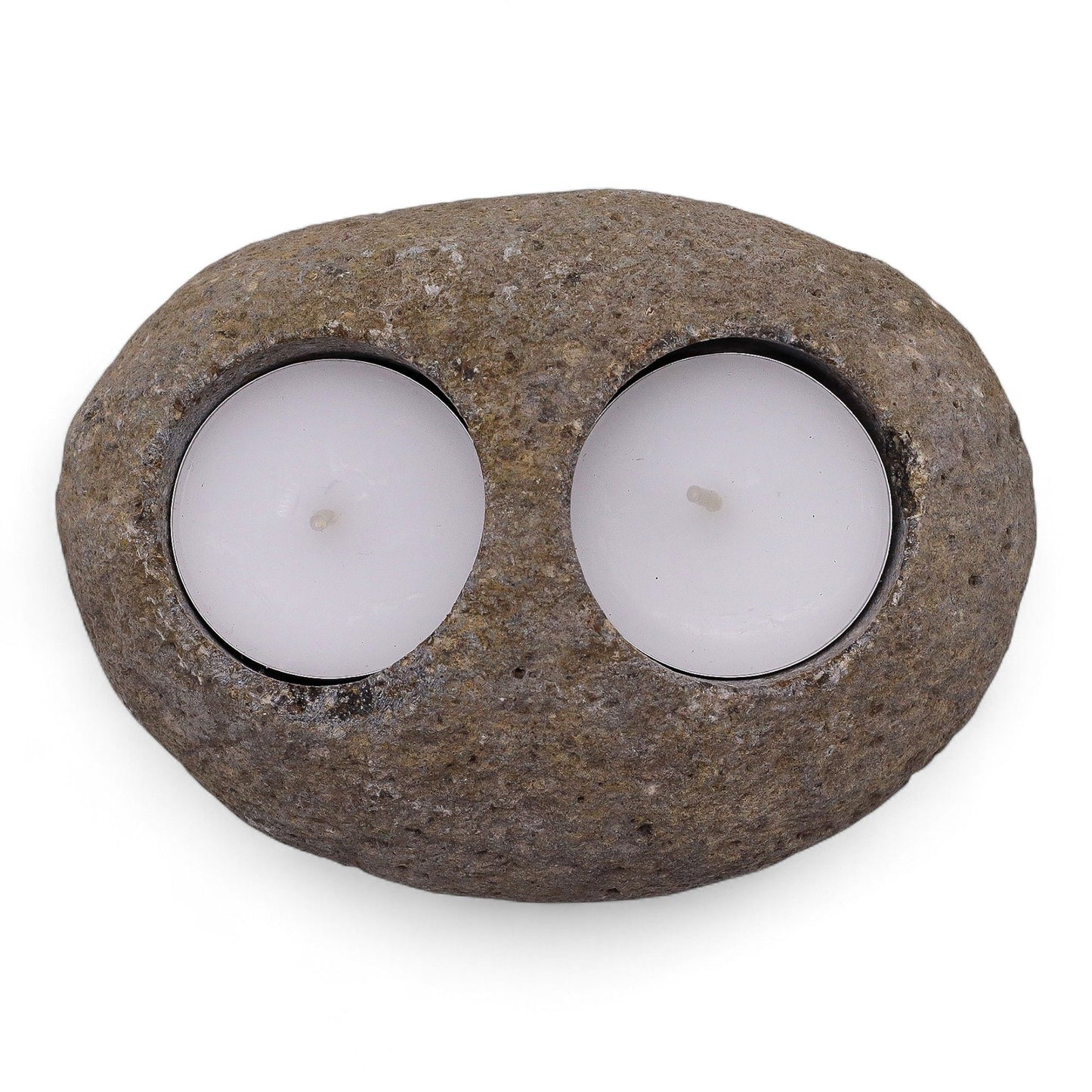 Riverstone Candle Holder – Double Nightlight