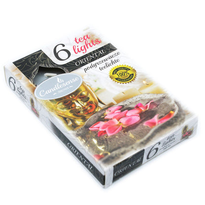 Set of 6 Scented Tealights Oriental