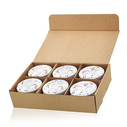 Unicorn Art Tin Candle – Moonstone Scent