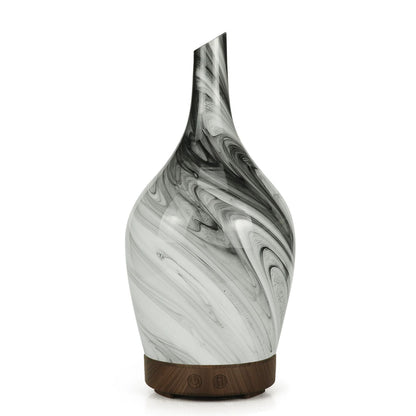 Glass Abstract Grey Aroma Diffuser USB