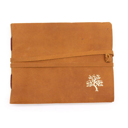 Leather Sketchbook Golden Tree – 144 pages – 18x23cm