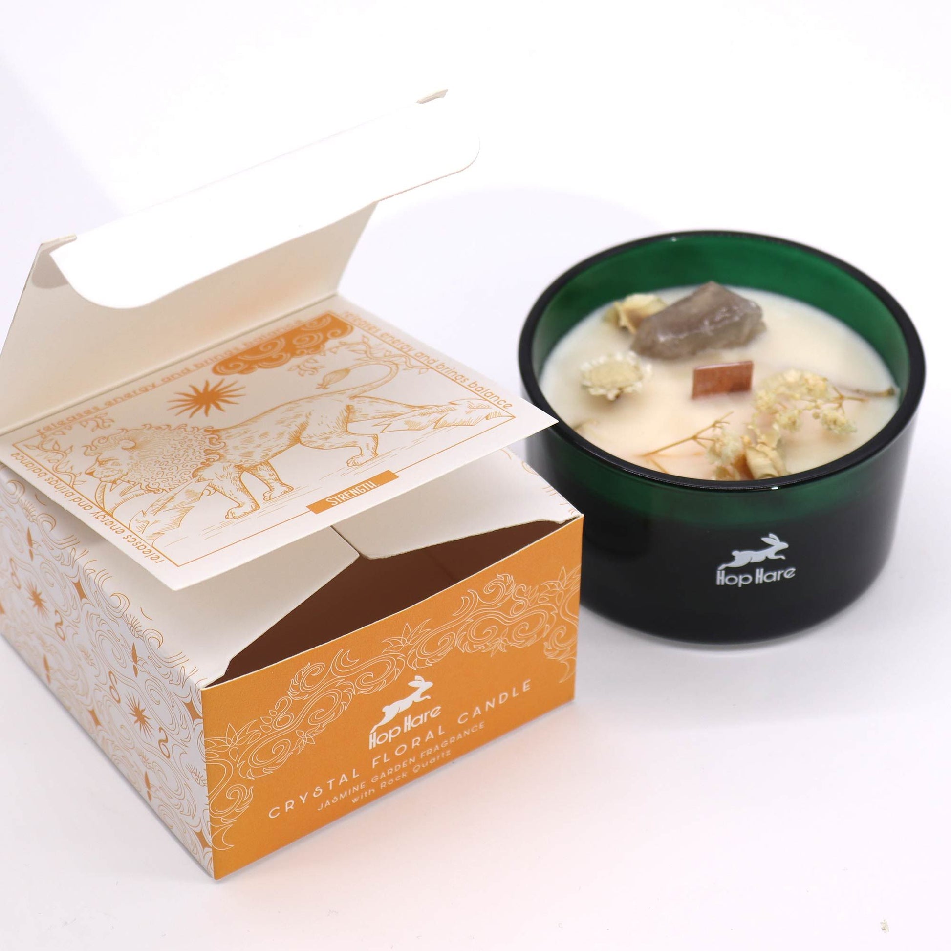 Crystal Magic Flower Candle – The Lion