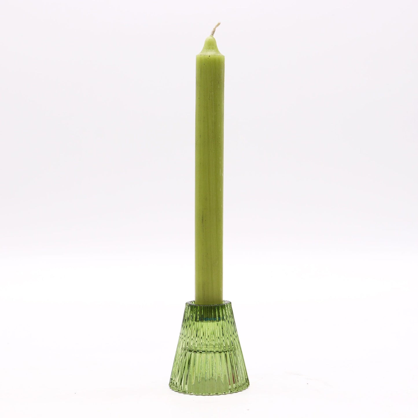 Reversible Candle Holder for Dinner Candles & Tealights – Garden Jade