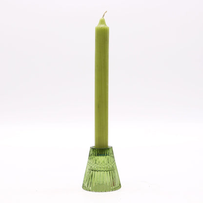 Reversible Candle Holder for Dinner Candles & Tealights – Garden Jade