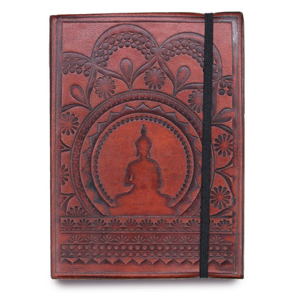 Small Notebook with strap – Tibetan Mandala