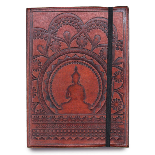 Small Notebook with strap – Tibetan Mandala