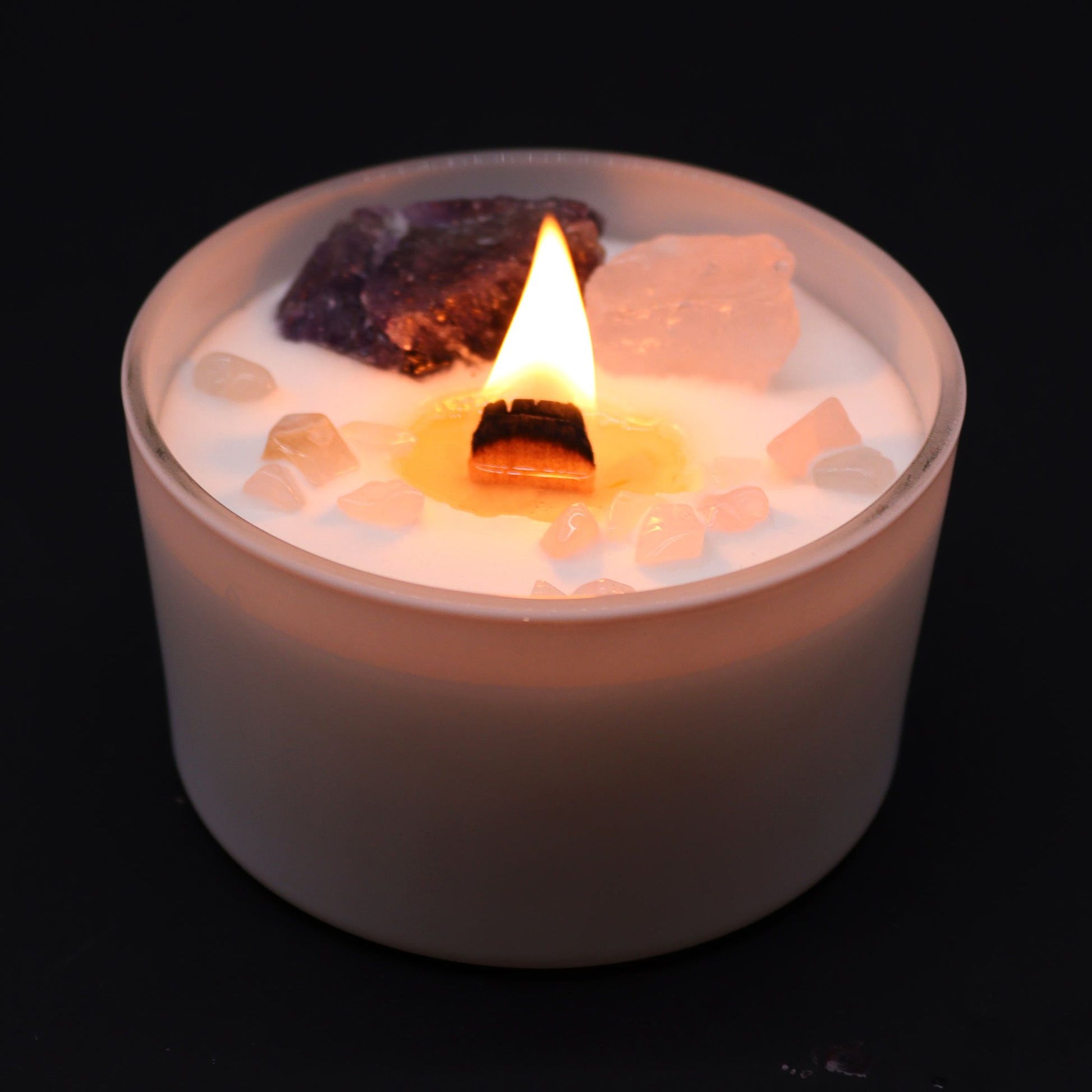 Chakra Crystal Candle – Third Eye Chakra