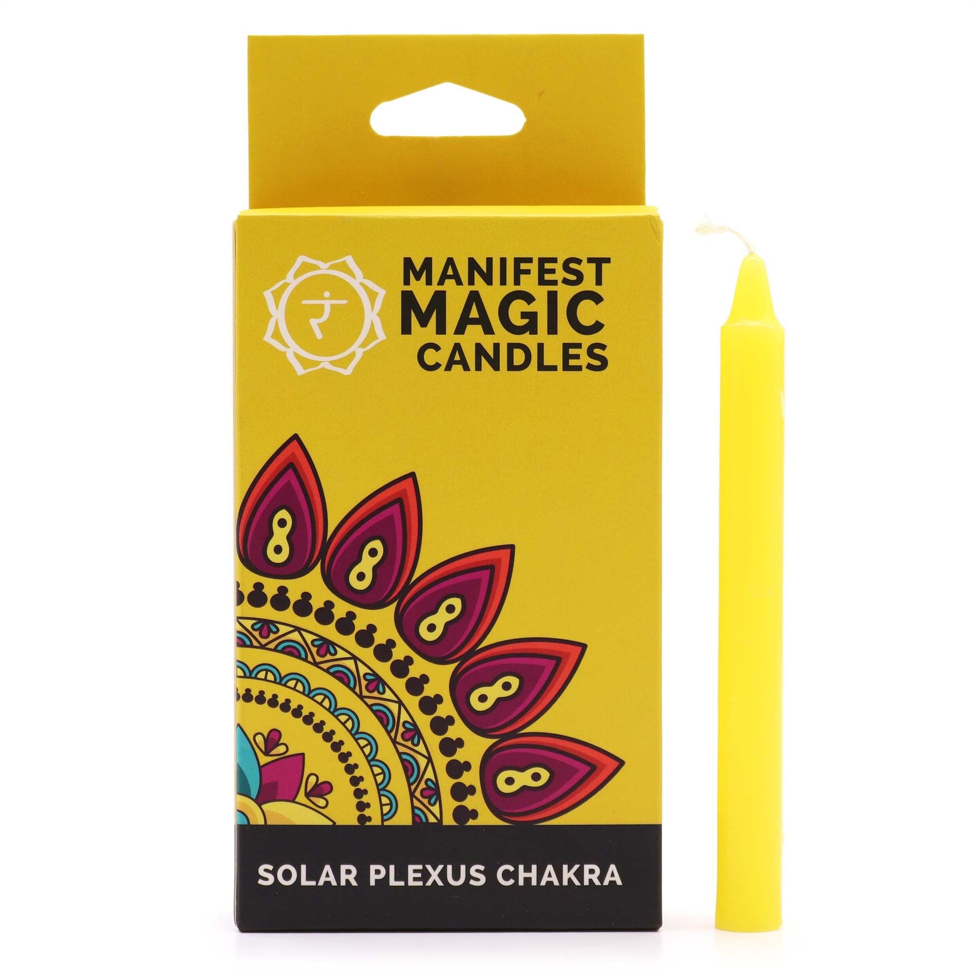 Manifest Candle Set (12 Pack) – Yellow Solar Plexus Chakra