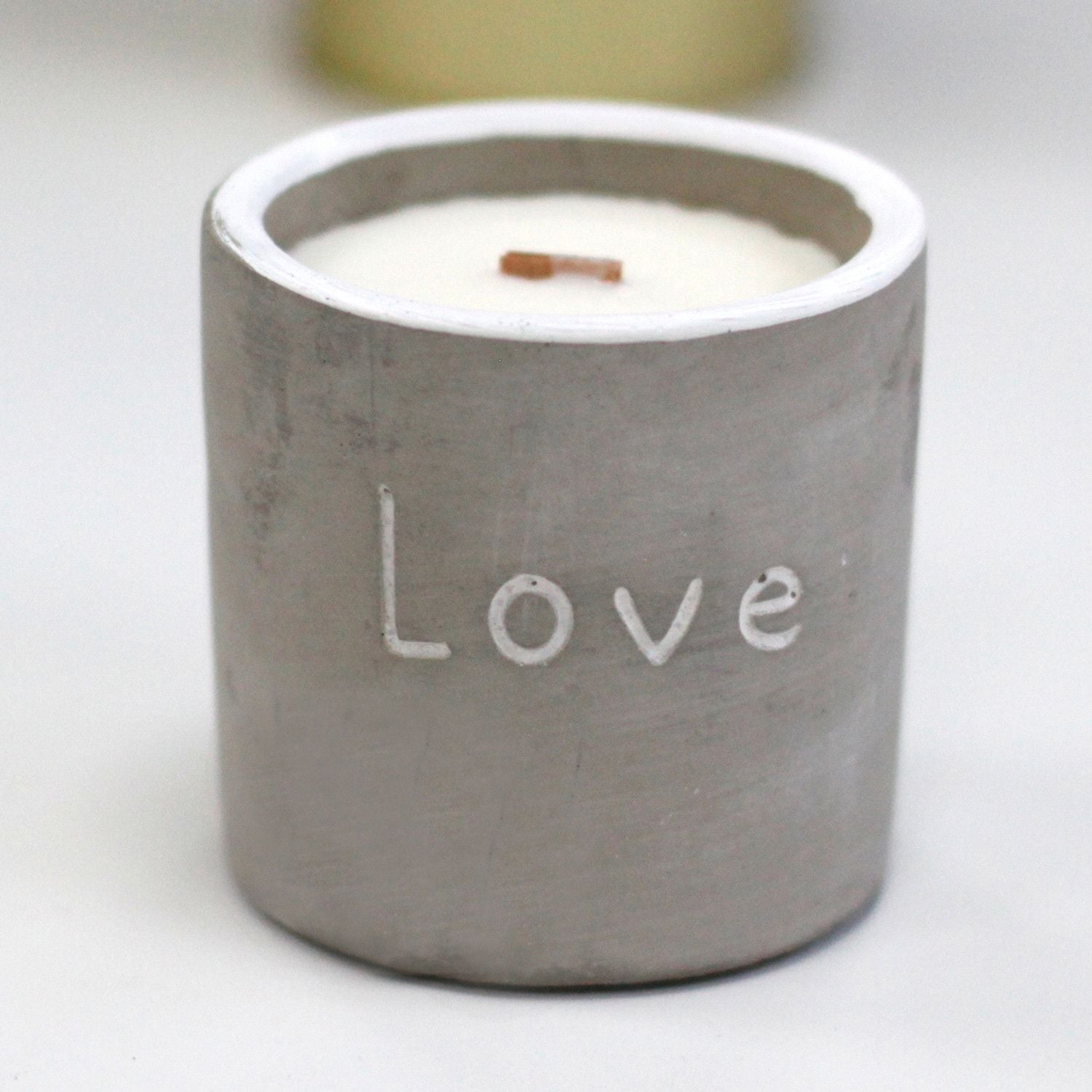 Purple “Love” Pot Candle – Fig & Cassis Blend