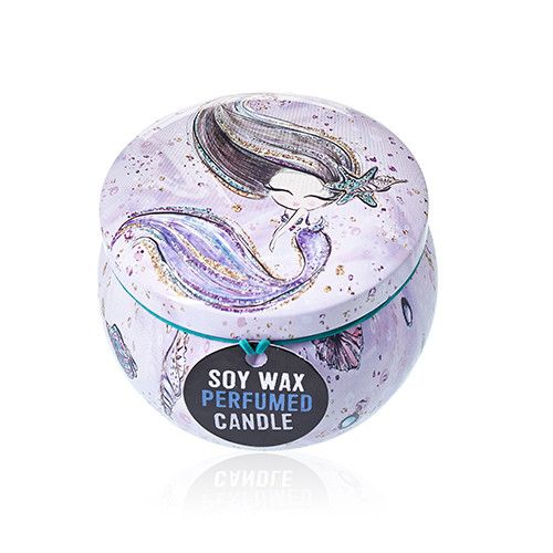 Sealife Art Tin Candle – Raspberry Aroma
