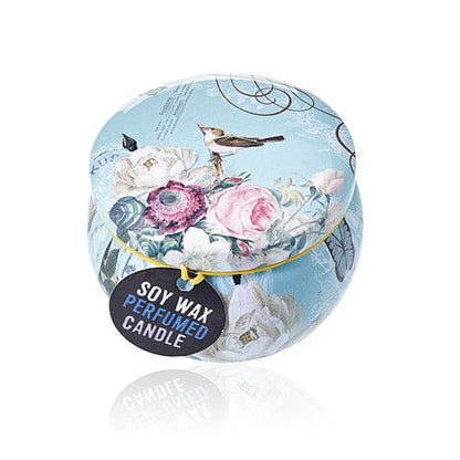 Parisian Weekend Art Tin Candle – Peony Fragrance
