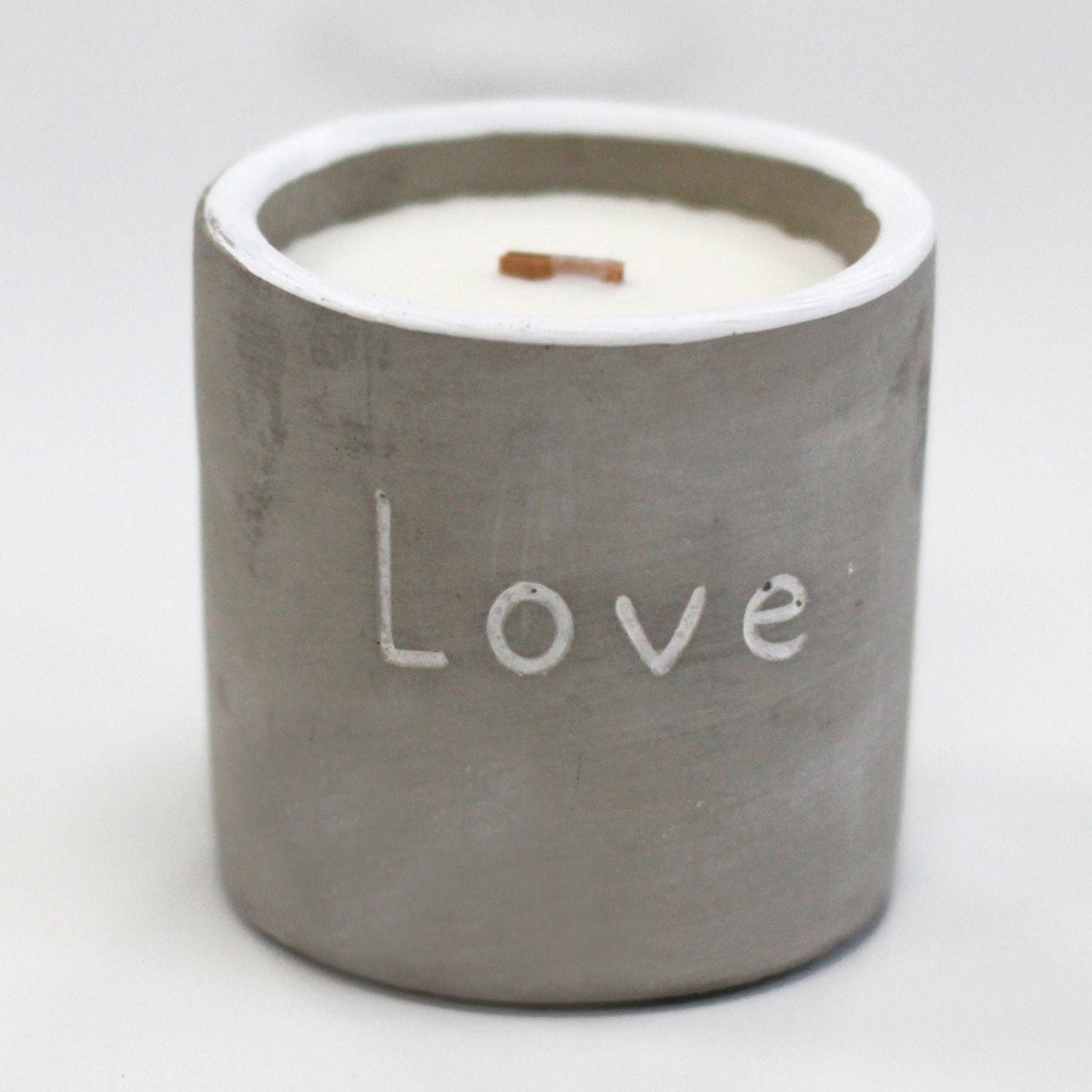 Purple “Love” Pot Candle – Fig & Cassis Blend