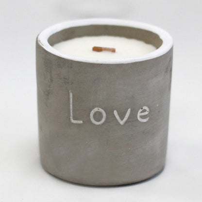Purple “Love” Pot Candle – Fig & Cassis Blend