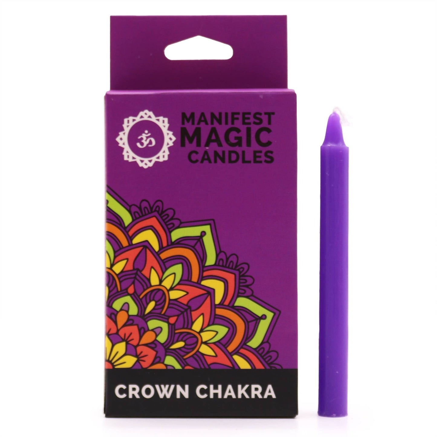 Manifest Candle Set (12 Pack) – Violet Crown Chakra