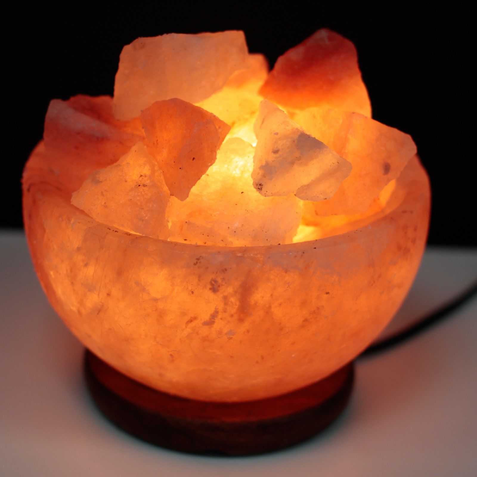 Himalayan Salt Fire Bowl with Chunks – 15cm x 9cm