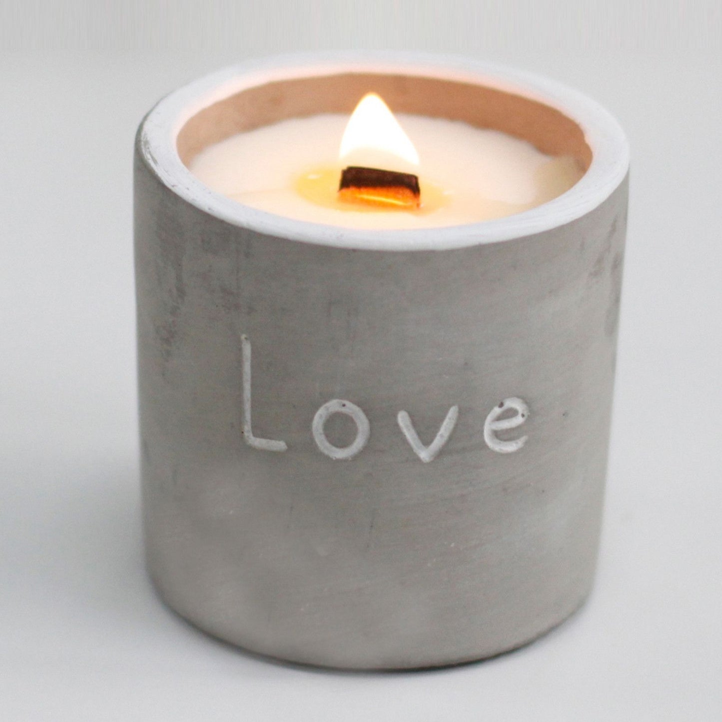 Purple “Love” Pot Candle – Fig & Cassis Blend