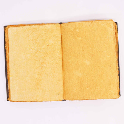 Hefty Red Tan Book – Zinc Rose Decor – 200 Deckle Edges Pages – 26x18cm