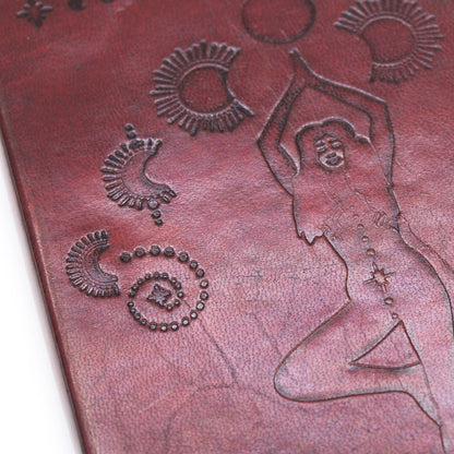 Small Notebook with strap – Cosmic Goddess
