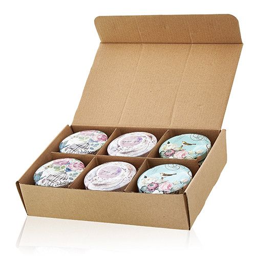 Parisian Weekend Art Tin Candle – Peony Fragrance