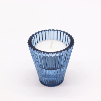 Reversible Candle Holder for Dinner Candles & Tealights – Royal Blue