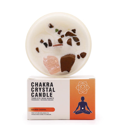 Chakra Crystal Candle – Sacral Chakra