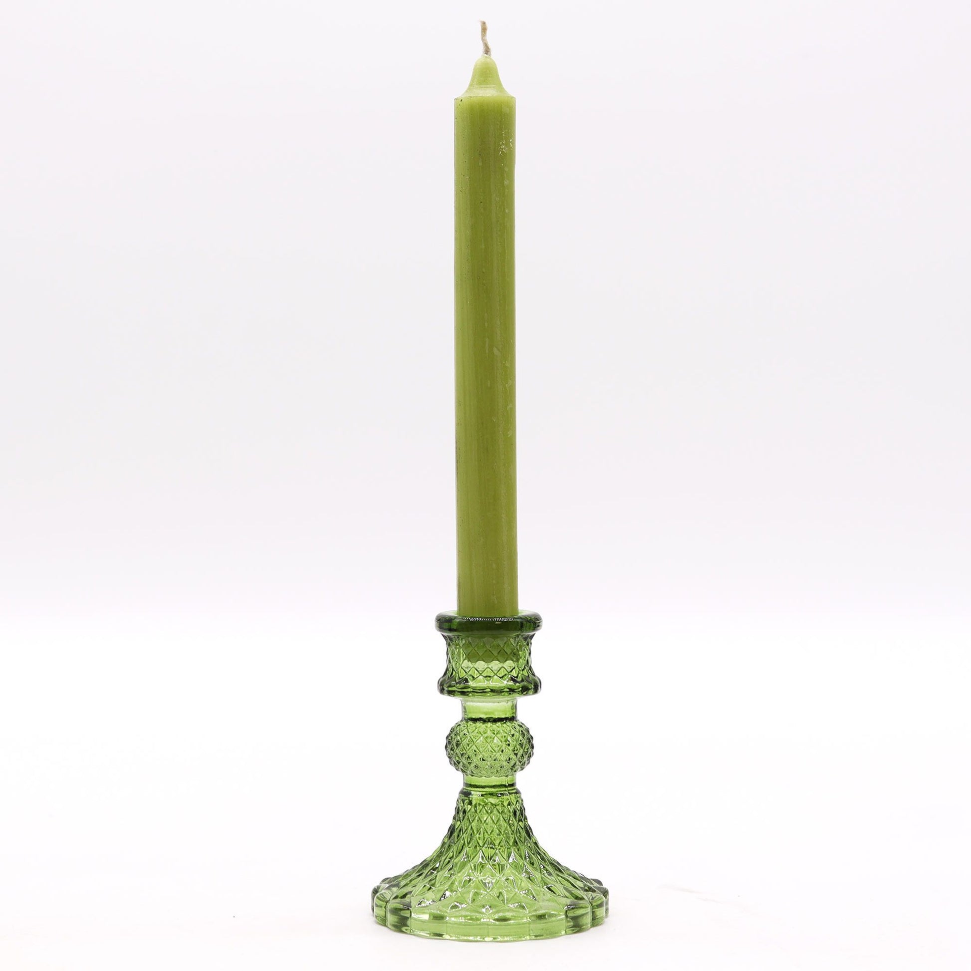 Vintage Candle Holder – Garden Jade
