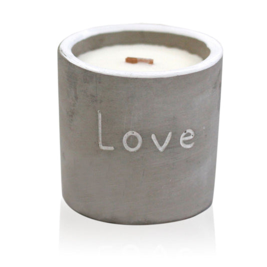 Purple “Love” Pot Candle – Fig & Cassis Blend