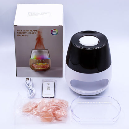 Salt Stone Flame Effect Aroma Diffuser USB