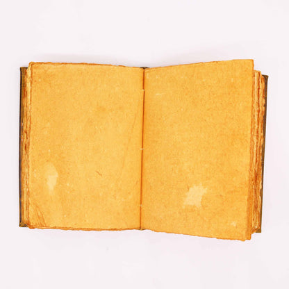 Hefty Coffee Tan Book – Zinc Owl Decor – 200 Deckle Edges Pages – 26x18cm