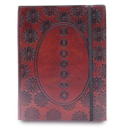 Medium Notebook with strap – Chakra Mandala
