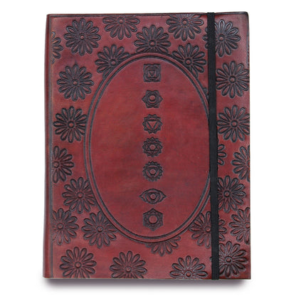 Medium Notebook with strap – Chakra Mandala