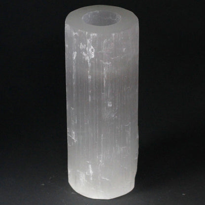 Selenite Cylinder Candle Holder – 20cm