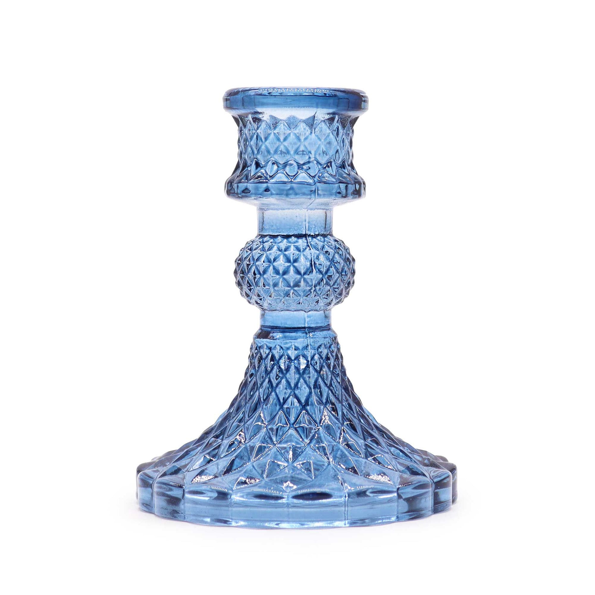 Vintage Candle Holder – Royal Blue