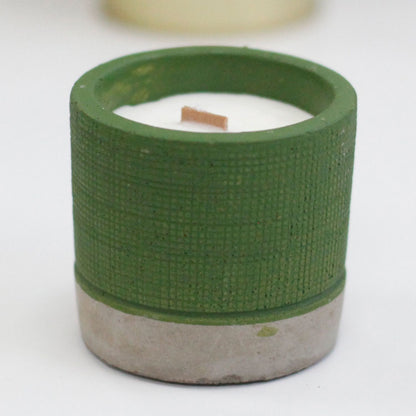 Green Pot Candle – Sea Moss & Herbal Aroma