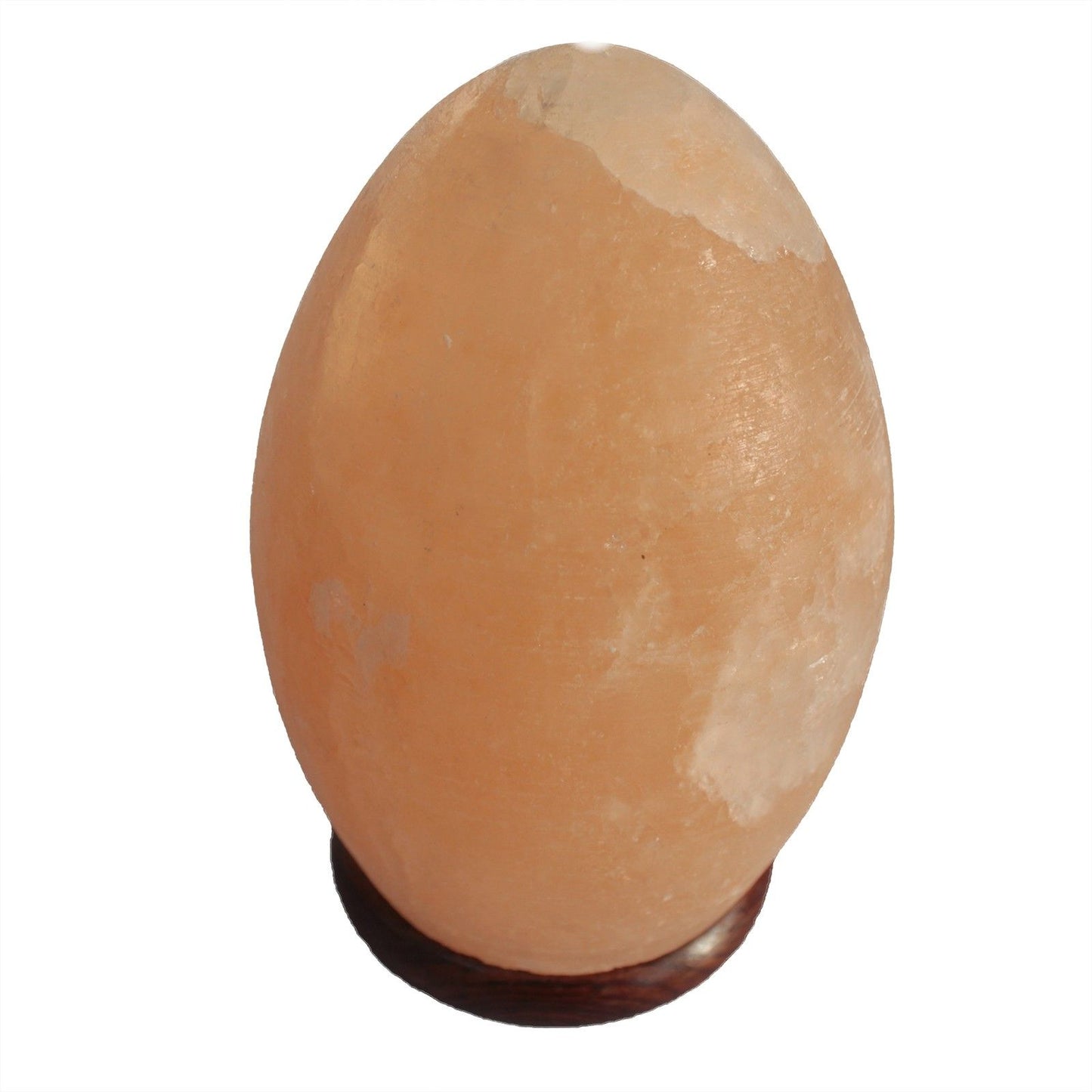 Himalayan Salt Egg Lamp – Wooden Base