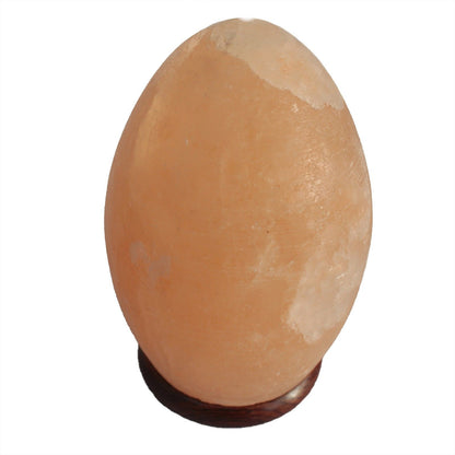 Himalayan Salt Egg Lamp – Wooden Base