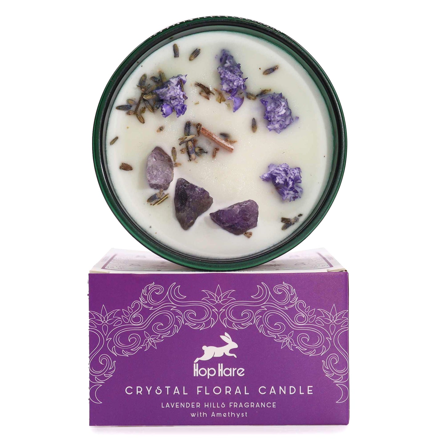 Crystal Magic Flower Candle – The Moon