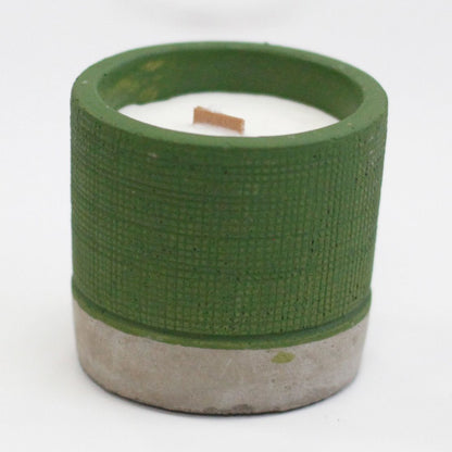 Green Pot Candle – Sea Moss & Herbal Aroma