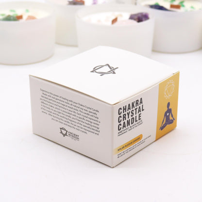 Chakra Crystal Candle – Solar Plexus Chakra