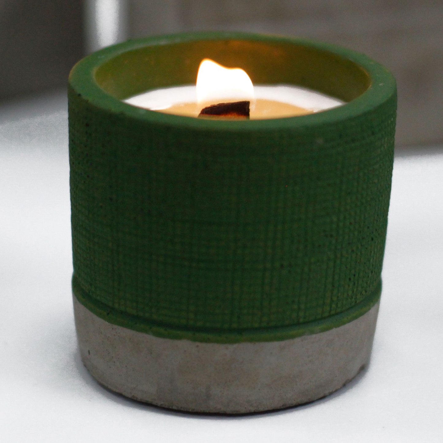 Green Pot Candle – Sea Moss & Herbal Aroma