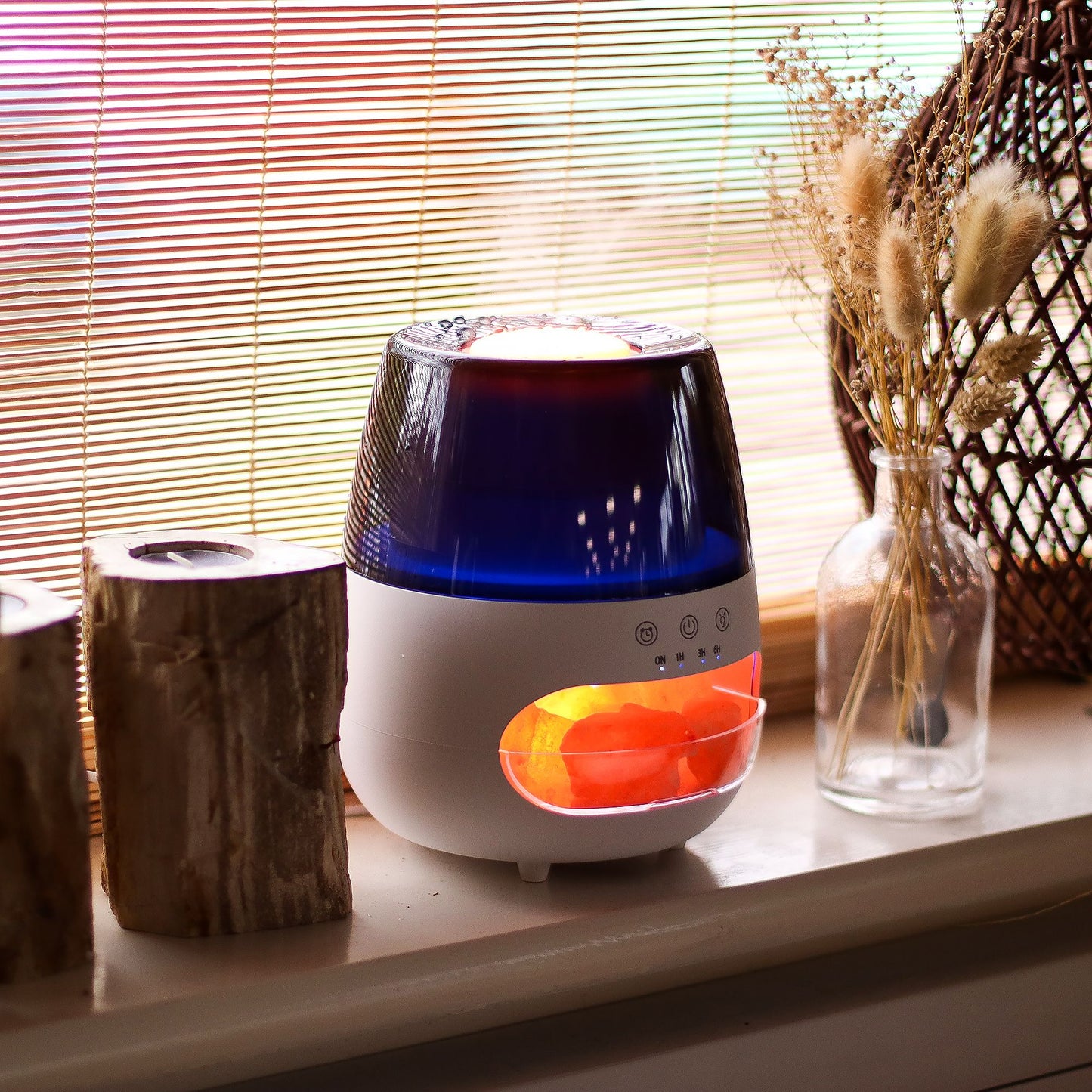 Salt Stone Flame Effect Aroma Diffuser USB